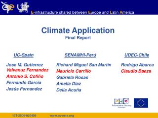 Climate Application Final Report