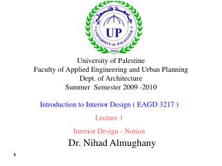Dr. Nihad Almughany