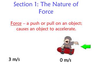 Section 1: The Nature of Force