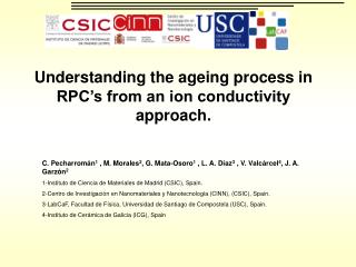 Understanding the ageing process in RPC’s from an ion conductivity approach.