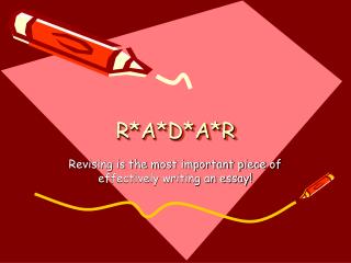 R*A*D*A*R