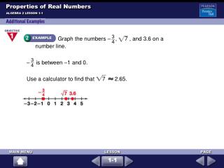 Properties of Real Numbers