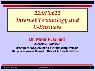 22:010:622 Internet Technology and E-Business