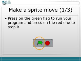 Make a sprite move ( 1 / 3 )