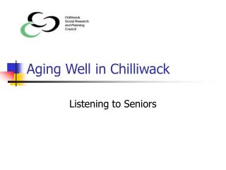 Aging Well in Chilliwack