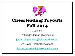 Cheerleading Tryouts Fall 2014