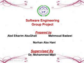 Software Engineering Group Project
