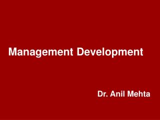 Management Development