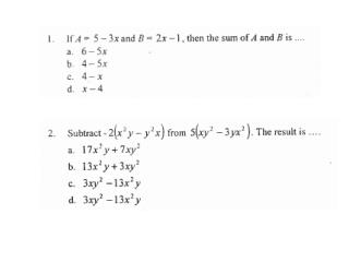 soal uas 1 kelas 8 2010 ppt