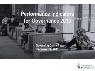 Performance Indicators for Governance 2010