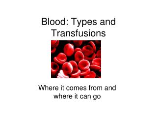 Blood: Types and Transfusions