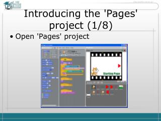 Introducing the 'Pages' project ( 1 / 8 )