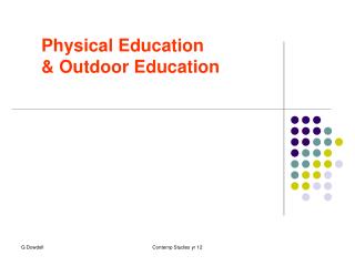 Physical Education &amp; Outdoor Education