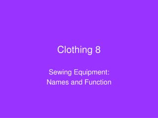 Clothing 8