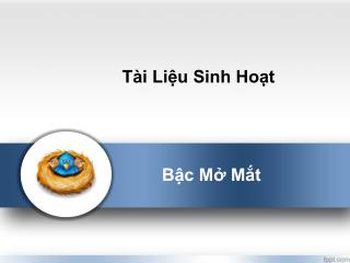 Tài Liệu Sinh Hoạt