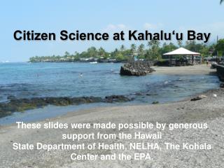 Citizen Science at Kahalu‘u Bay
