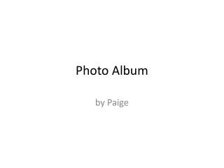 Photo Album