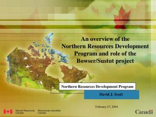 Northern Resources Development Program