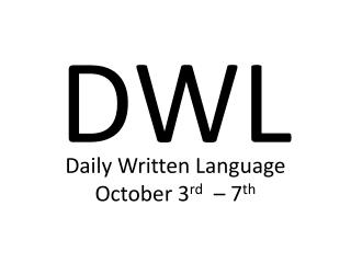 DWL