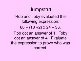 Jumpstart