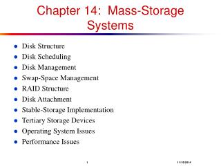 Chapter 14: Mass-Storage Systems