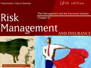Risk Management and the Insurance Industry Chapter 22