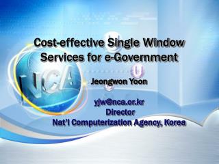 Cost-effective Single Window Services for e-Government