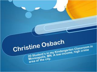 Christine Osbach
