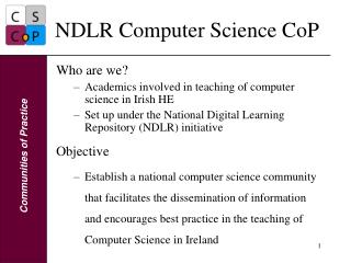 NDLR Computer Science CoP