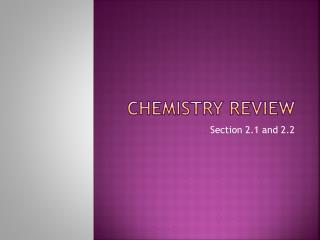 Chemistry Review