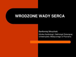 WRODZONE WADY SERCA