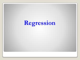 Regression