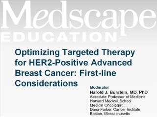 Optimizing Targeted Therapy for HER2-Positive Advanced Breast Cancer: First-line Considerations