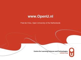 OpenU.nl Fred de Vries, Open University of the Netherlands