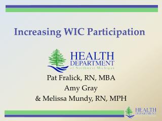 Increasing WIC Participation