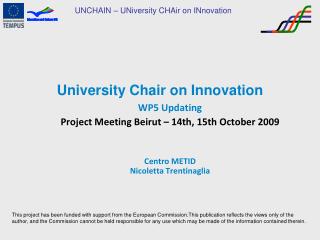 University Chair on Innovation