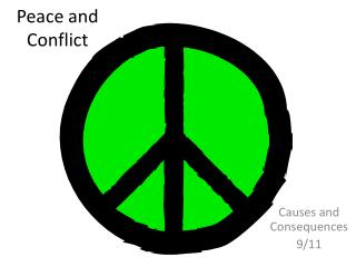 Peace and Conflict