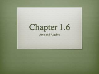 Chapter 1.6