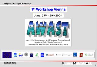 1 st Workshop Vienna