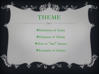 Theme