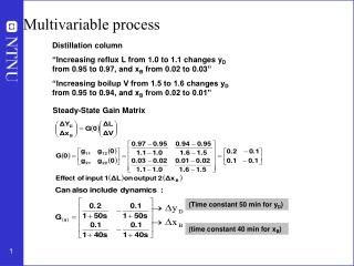 Multivariable process