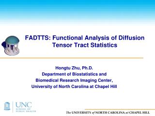 FADTTS: Functional Analysis of Diffusion Tensor Tract Statistics