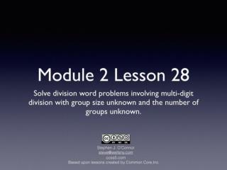 Math Module 2 Lesson 28 r1