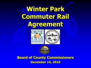 Winter Park Commuter Rail Agreement