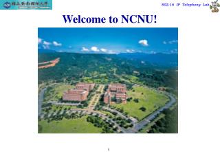 Welcome to NCNU!