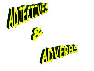 ADJECTIVES