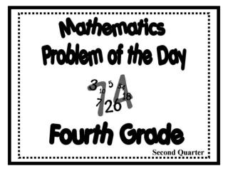 problem of the day gr4 2nd qtr