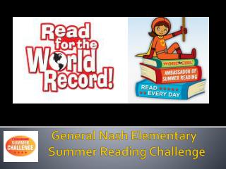 General Nash Elementary Summer Reading Challenge