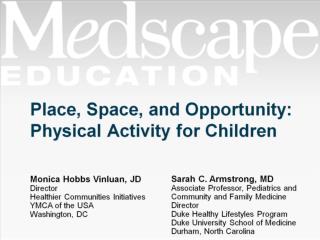 Health Benefits of Physical Activity: Children and Adolescents a,b