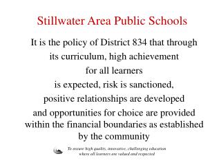 Stillwater Area Public Schools